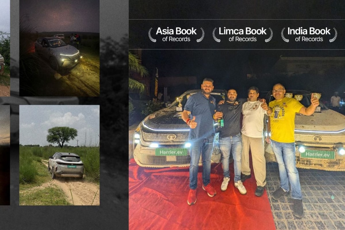 Tata Harrier.ev Becomes The First Electric Car To Ace Desert Quest Rally