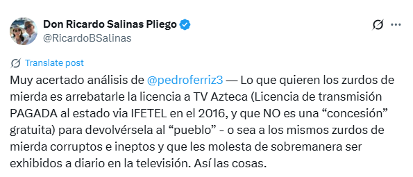 ¿Se va Javier Alatorre de ‘Hechos Noche’? Esto dijo Ricardo Salinas Pliego