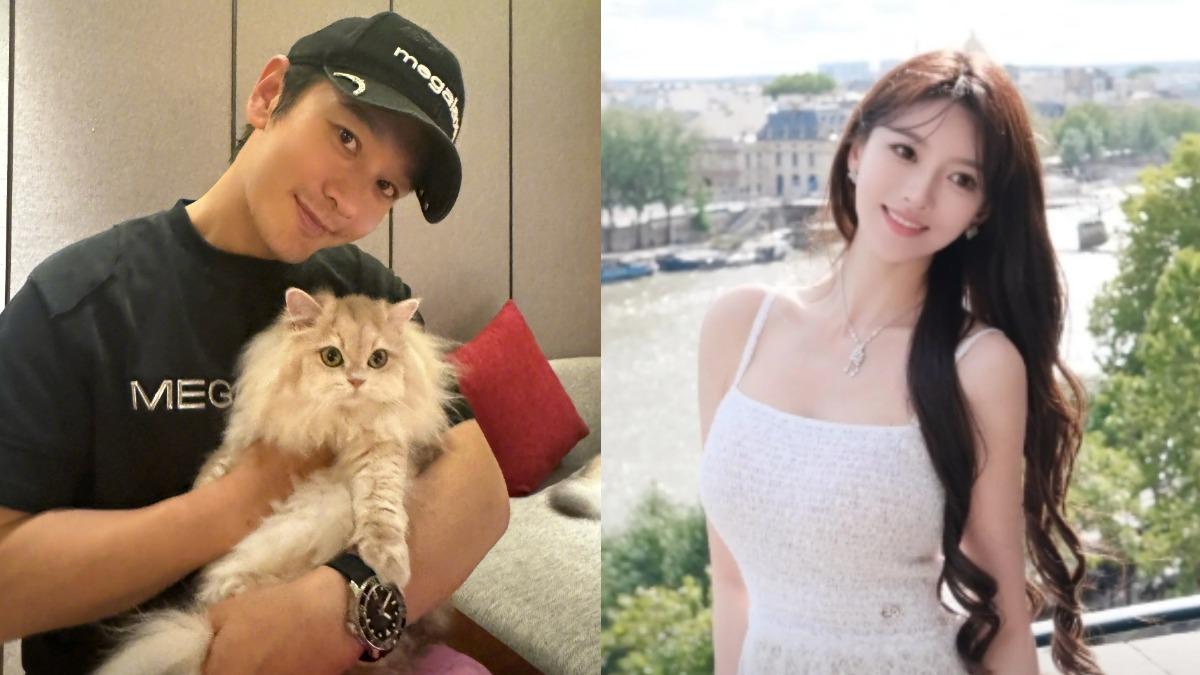 葉珂自爆已經生小孩當媽。（圖／翻攝自黃曉明微博、葉珂抖音）