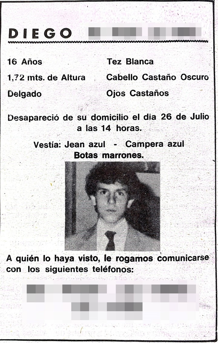 Habló el hermano de Diego, el adolescente asesinado en 1984 y cuyo cuerpo se encontró en Coghlan