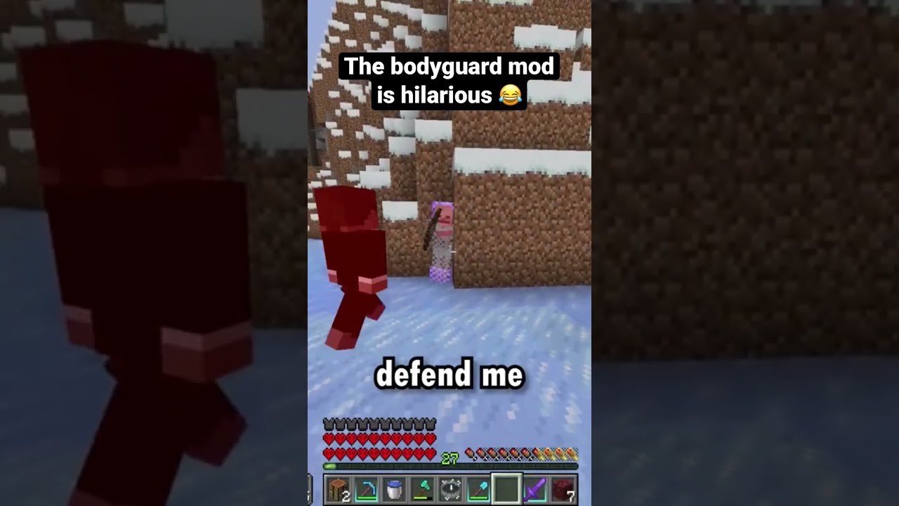 Why This Minecraft Bodyguard Mod Has Gamers Laughing