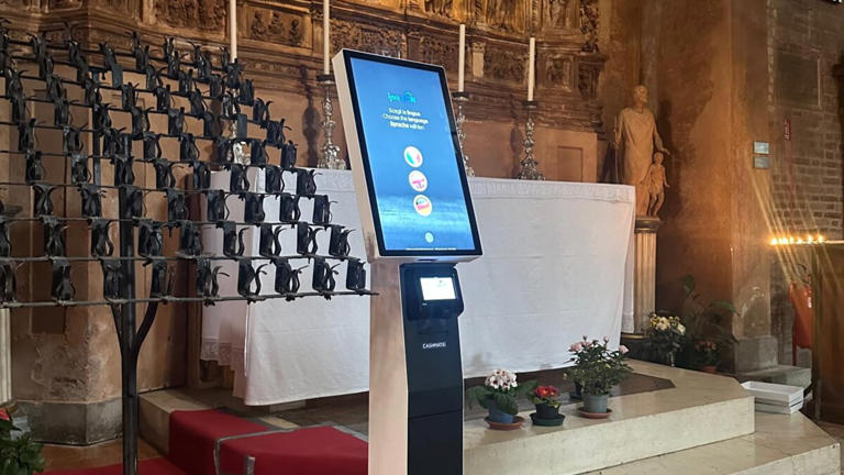 Le offerte in chiesa ora si fanno con il Pos
