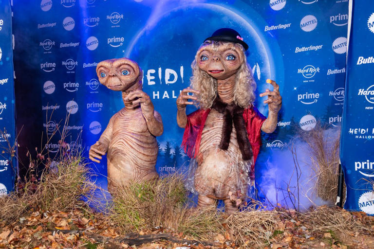 Last year, Klum and her husband Tom Kaulitz dressed up as E.T. WireImage