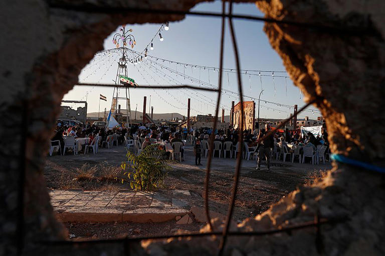 Syrians who had fled their homes during the civil war return to their homes in Arbeen, 4 August, 2025 AP Photo