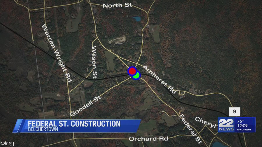 Construction to shut down Federal Street in Belchertown Construction to shut down Federal Street in Belchertown