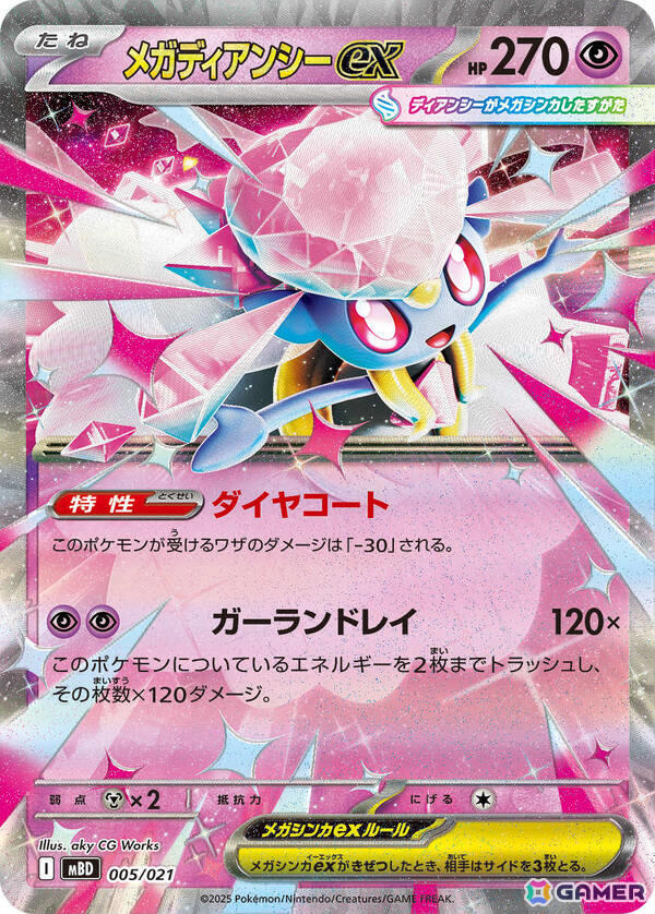 MEGA メガゲンガーex　メガディアンシーex　各2ケ メガゲンガーex・メガディアンシーex 内容まとめ＆抽選予約情報