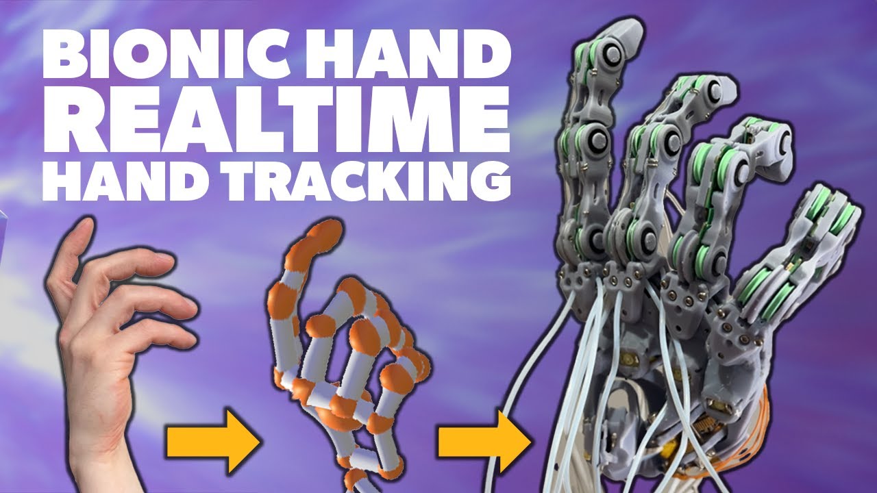 This Bionic Hand Moves With Realtime Motion Tracking