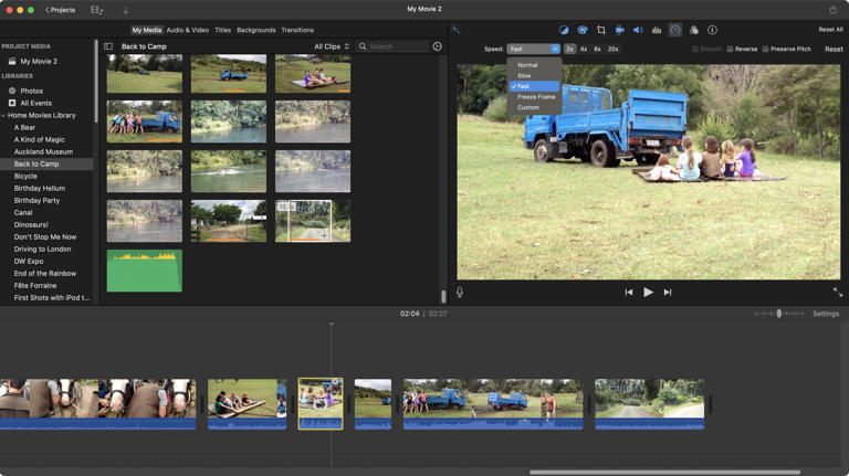 Making alterations to clips is but a click away (Image credit: Steve Paris)
