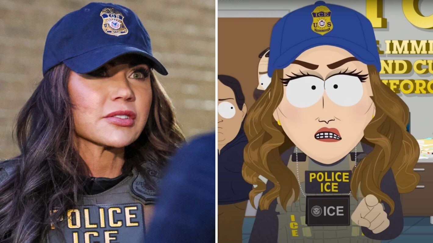 Kristi Noem Fires Back at Her ‘South Park’ Portrayal for Being ‘Lazy(01)