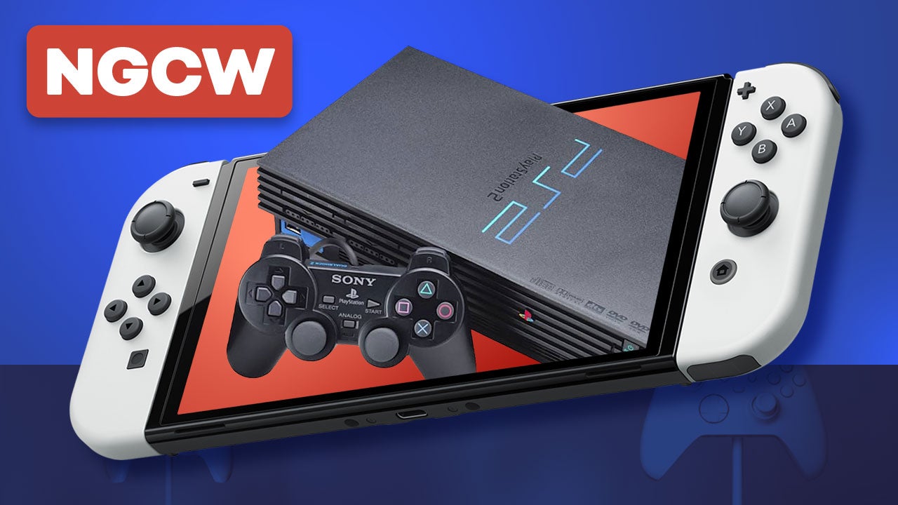 Nintendo Switch playSTATION2 Nintendo Switch 32GB Handheld Console - Neon Red/Neon Blue