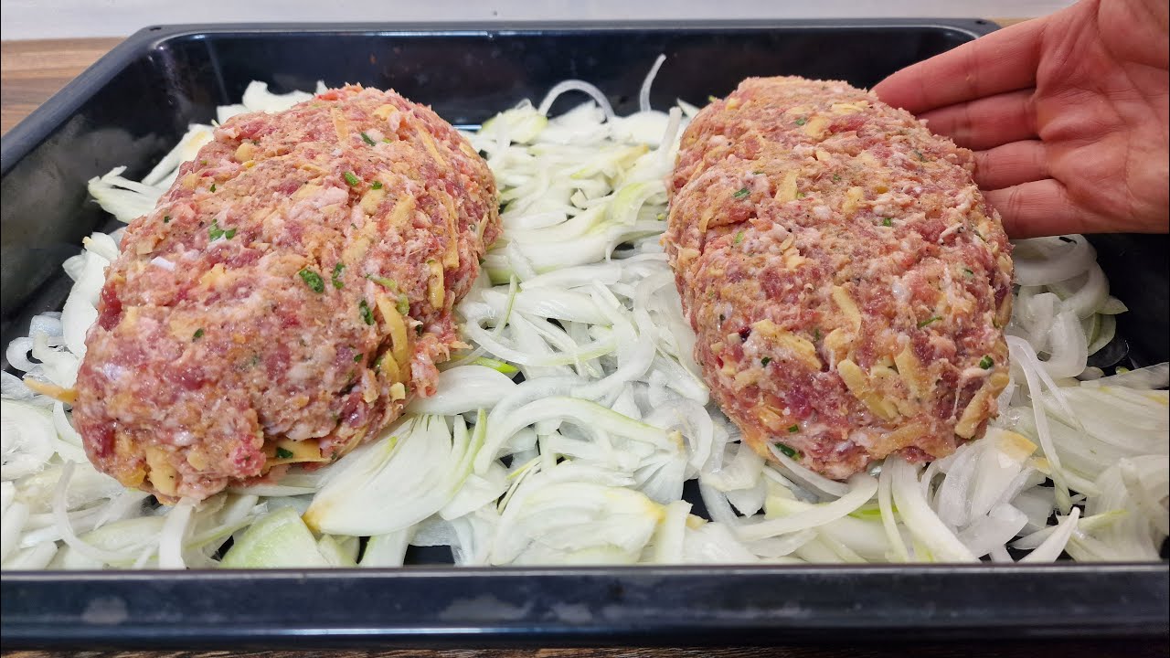 Lieblingsrezept meiner Oma, Hackbraten mit Käse! Sie können nicht sagen ...