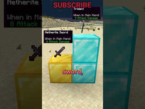 Tridents Are Useless On Java Edition