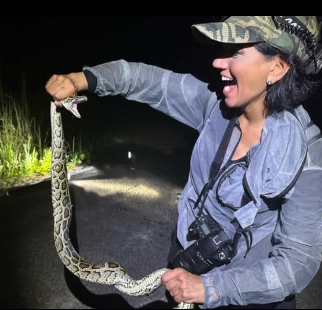 2025 Florida Python Challenge had the most women winners in the snake ...
