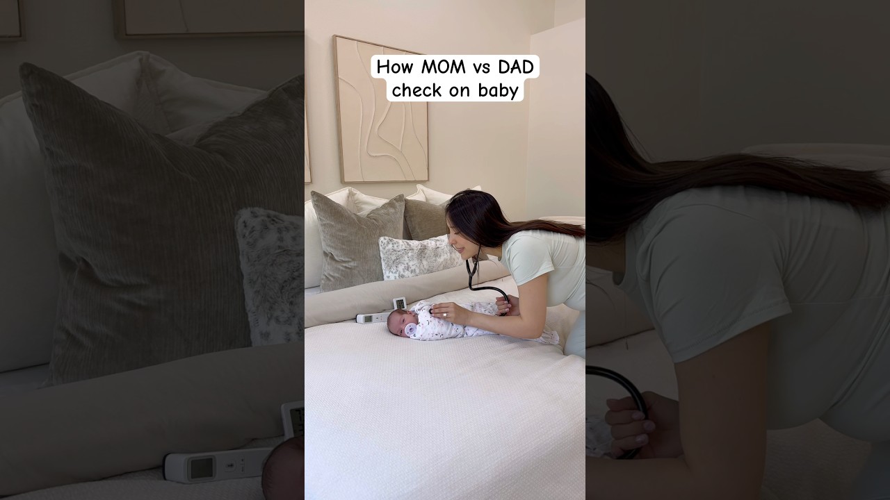 How Mom vs Dad Check on Baby—Always Hilarious