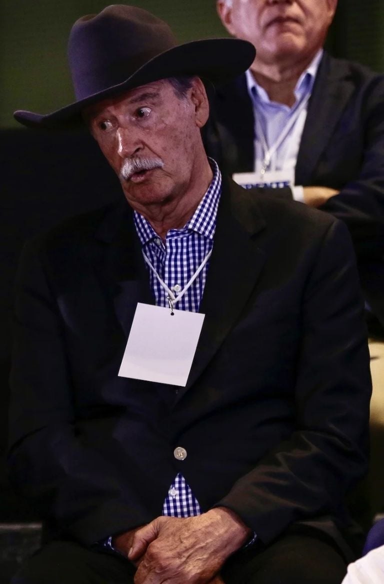 Con Vicente Fox, Treviño Medina fue colaborador de la Presidencia. Foto: Montserrat López