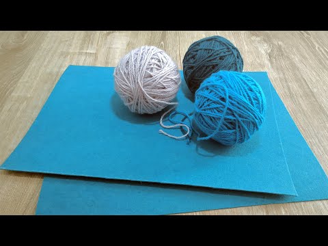 DIY washable hot glue rug