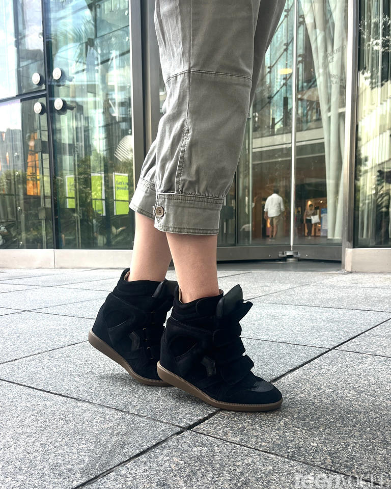 Ash Isabel Marant Style Suede Wedge Snk ASH × Isabel Marant