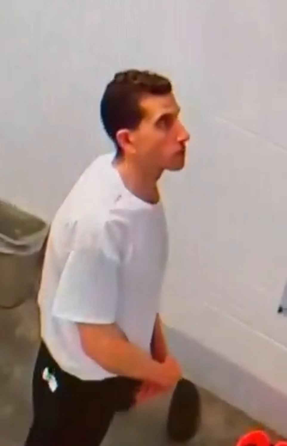 Leaked footage of Kohberger in prison cell