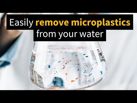 There's a surprisingly simple way to remove microplastics in drinking water