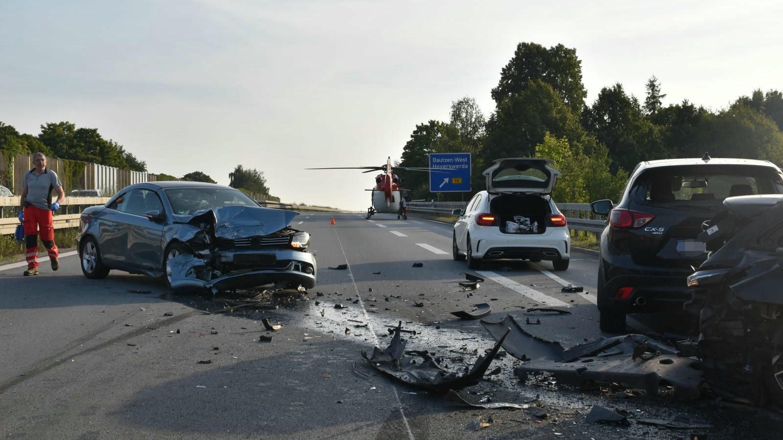 A4 Autobahn Unfall