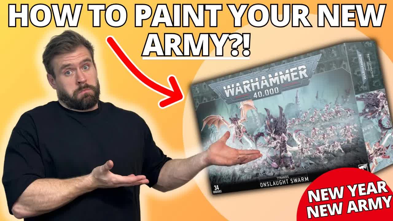 Top 3 tips on how to paint your new army | New year new army