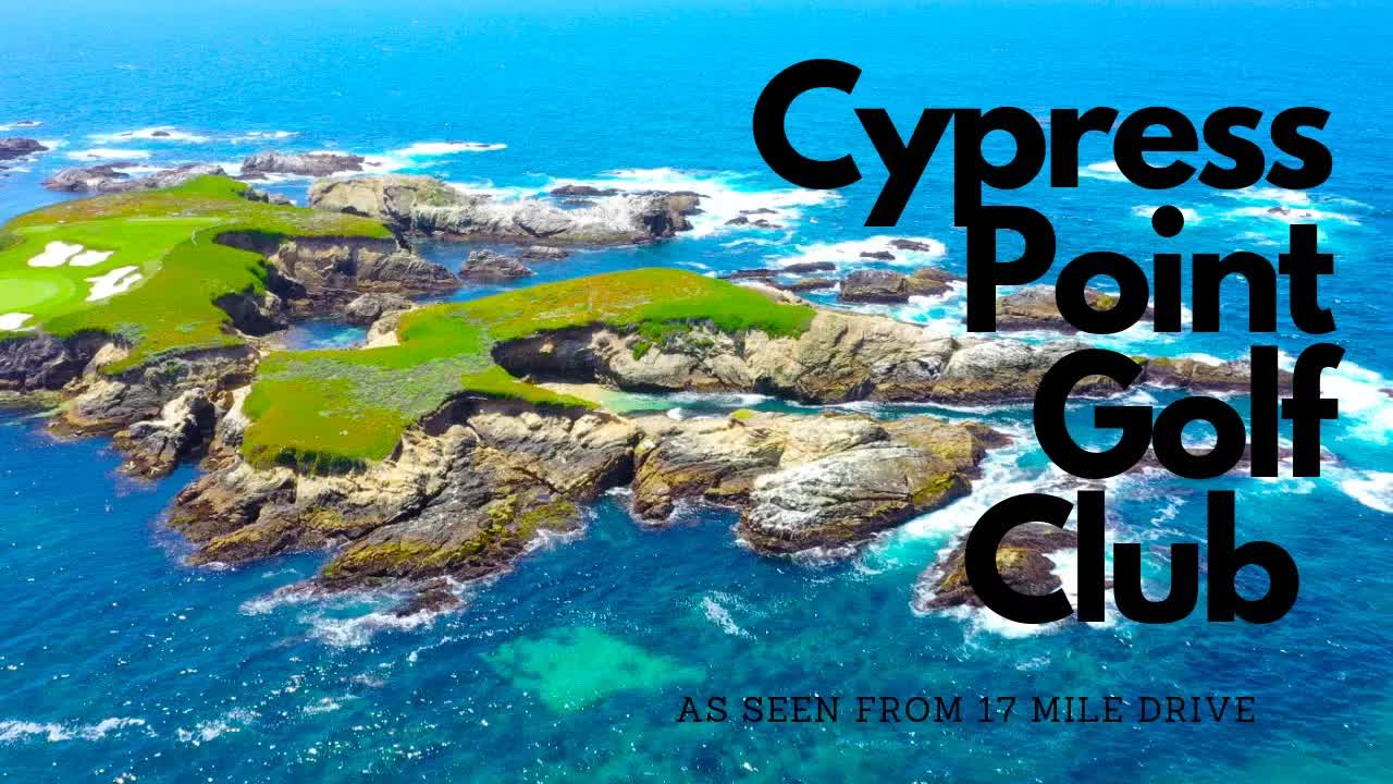 Cypress Point Golf Club - As seen from 17 Mile Drive! Epic!