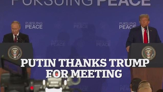 Putin thanks Trump for meeting for Ukraine war negotiations