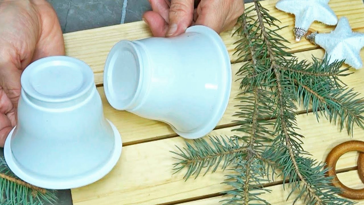 DIY yogurt cup craft project