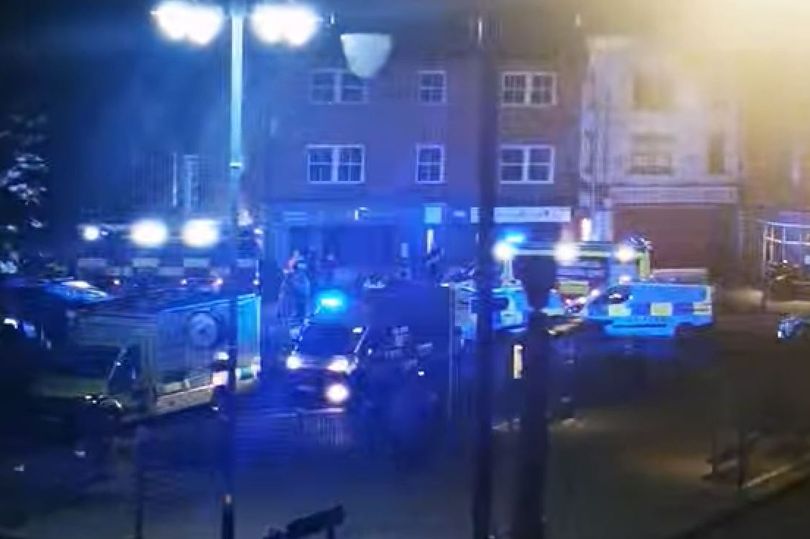 Police issue update after two men jump from window following 'disturbance'