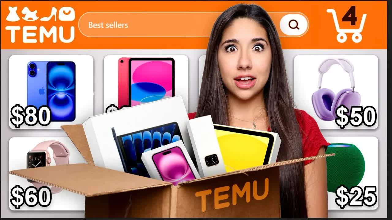 I tried buying Apple products from TEMU