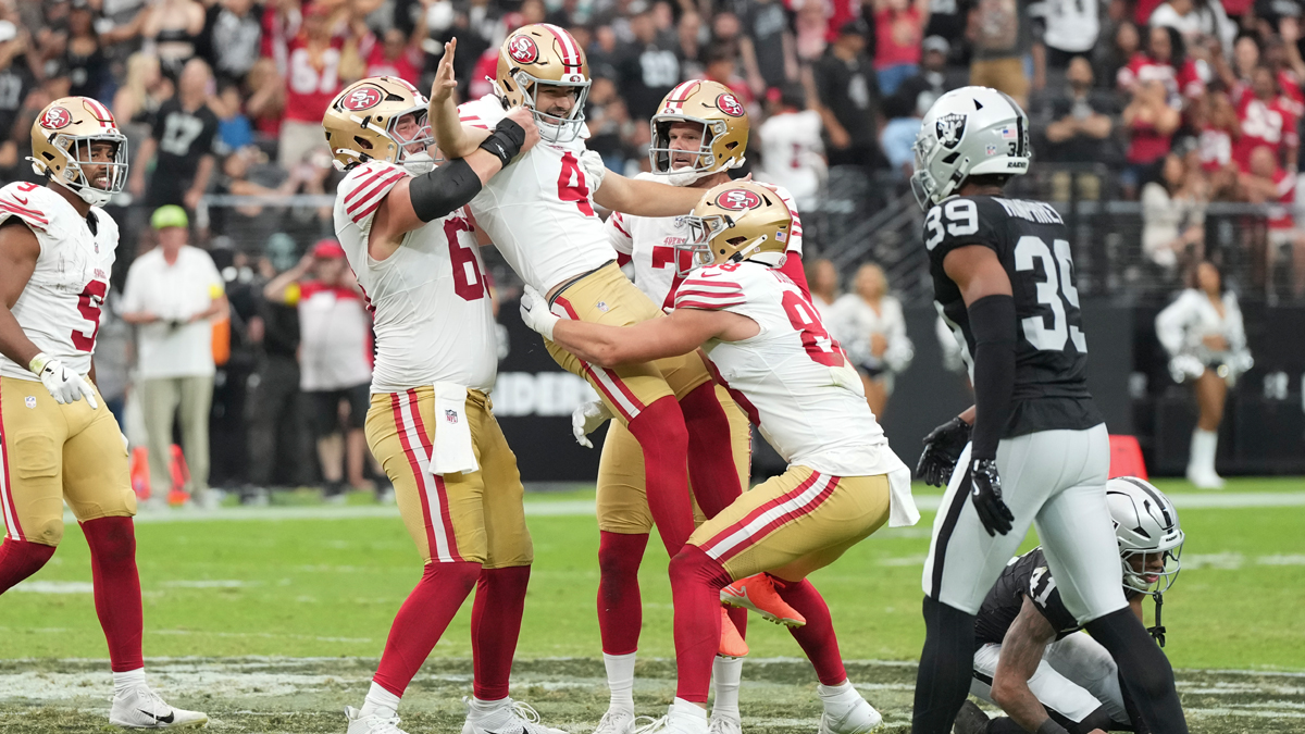 What we learned as Jake Moody's game-winning 59-yard FG lifts 49ers over  Raiders