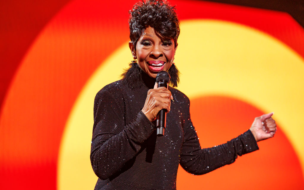 Gladys Knight performing on stage at AMAs