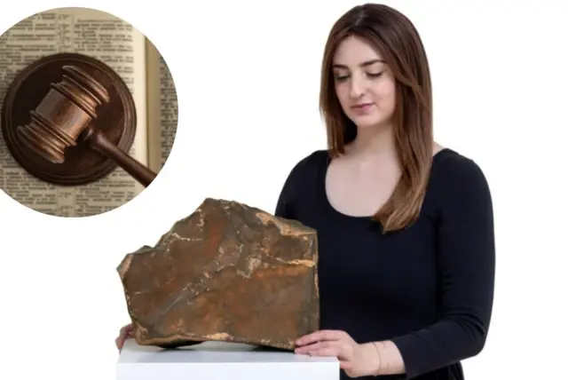 El meteorito podría ser reclamado.