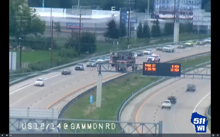 Motorcycle rider hospitalized after Madison Beltline crash near Gammon Road