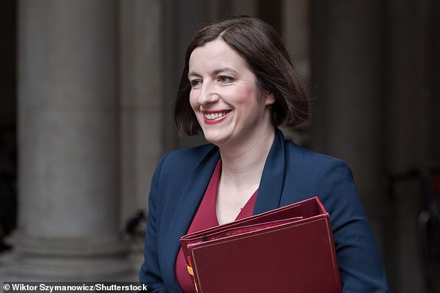 Официальные данные DfE показывают, что только 11,7 процента белых учеников посещают треть университетов с самым высоким рейтингом к 19 годам. Это произошло после того, как министр образования Бриджит Филлипсон (на фото) пообещала сделать повышение стандартов для белых учеников из рабочего класса приоритетом