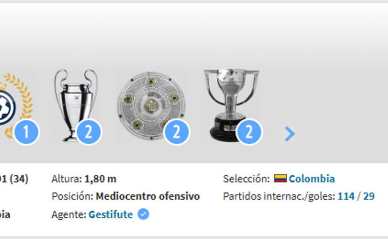 Mientras James vale 2.5 millones de euros, este es el nuevo valor de Daniel Arcila en Club León