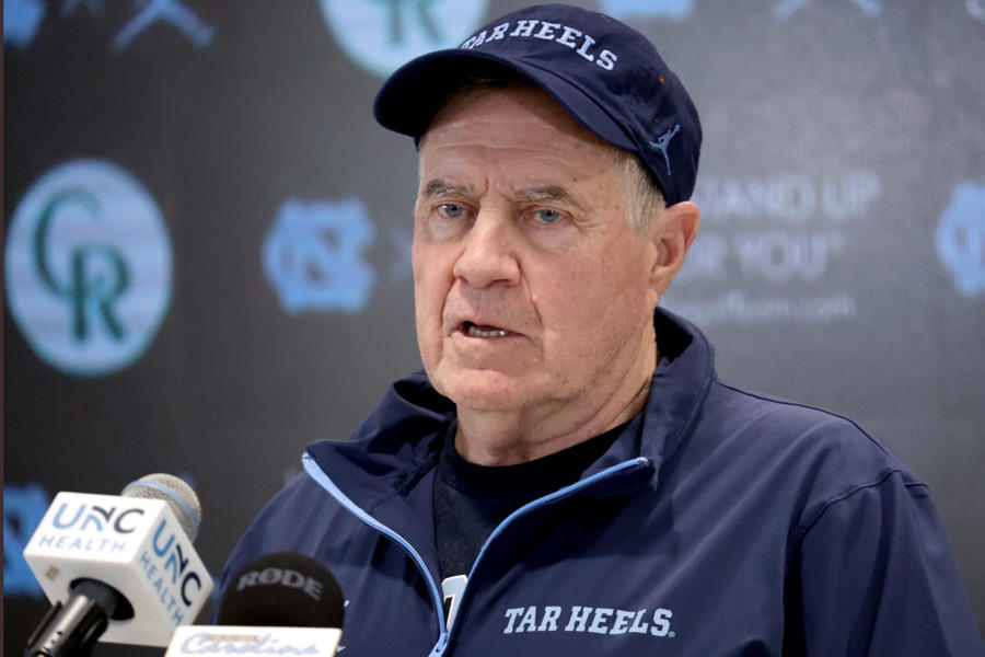Bill Belichick bringing ‘Patriot Way’ to UNC, from showing old Patriots film to minimizing media