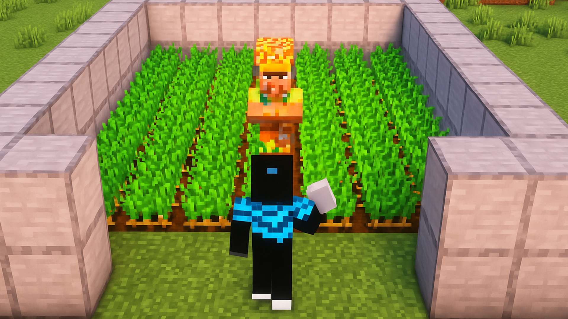 How To Build An Auto Crop Farm In Minecraft