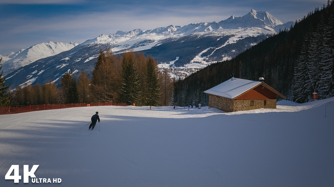 La Plagne Les Arcs Del av 6 5 km lång skidtur i Frankrike (4K) La Plagne Les Arcs Del av 6 5 km lång skidtur i Frankrike (4K)