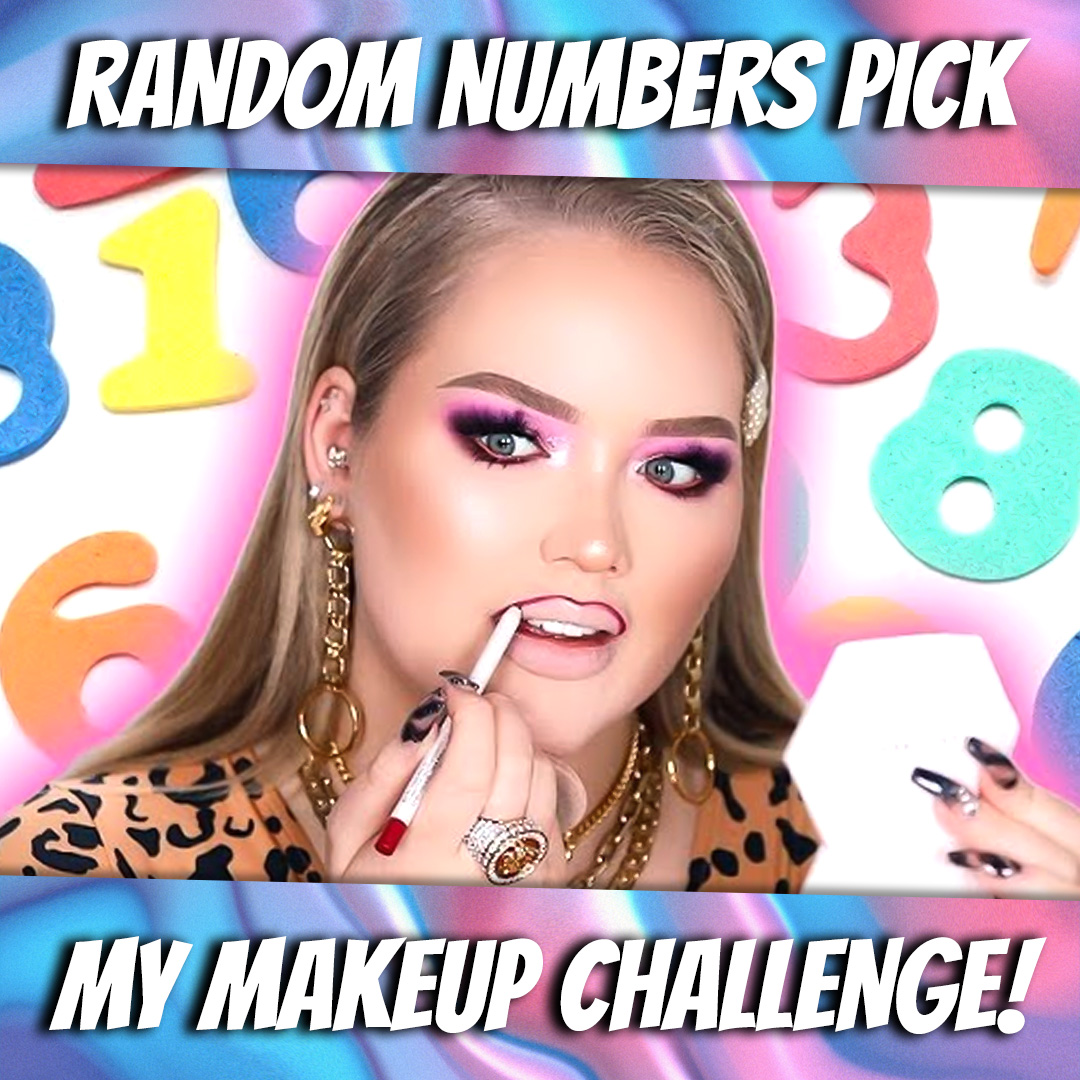 Random Numbers Pick My Makeup Challenge｜NikkieTutorials