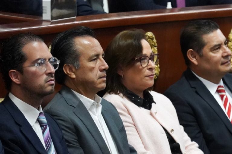 García y Nahle. Revisión de cuentas. Foto: Eduardo Miranda