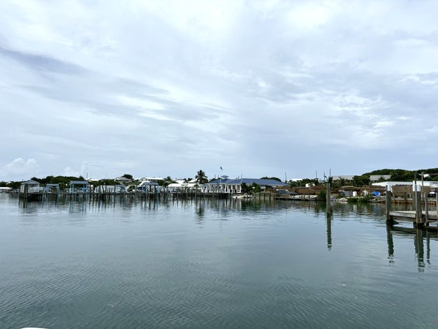 The tiny island in the Bahamas where the author grew up.