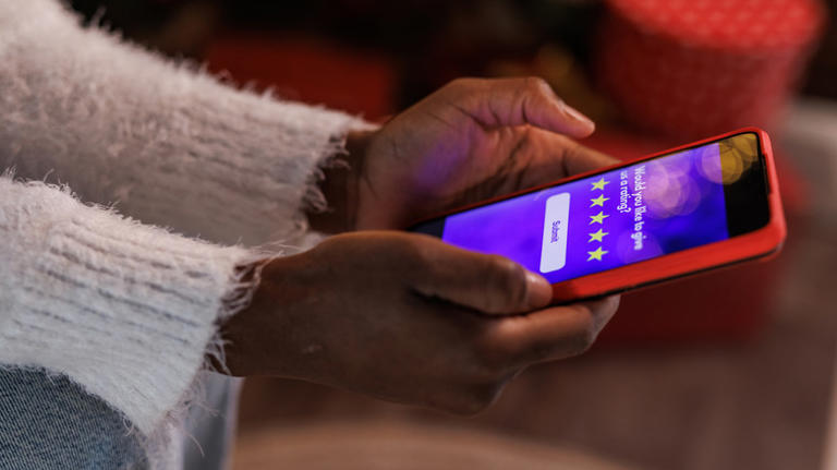 Pop up ad for an app review