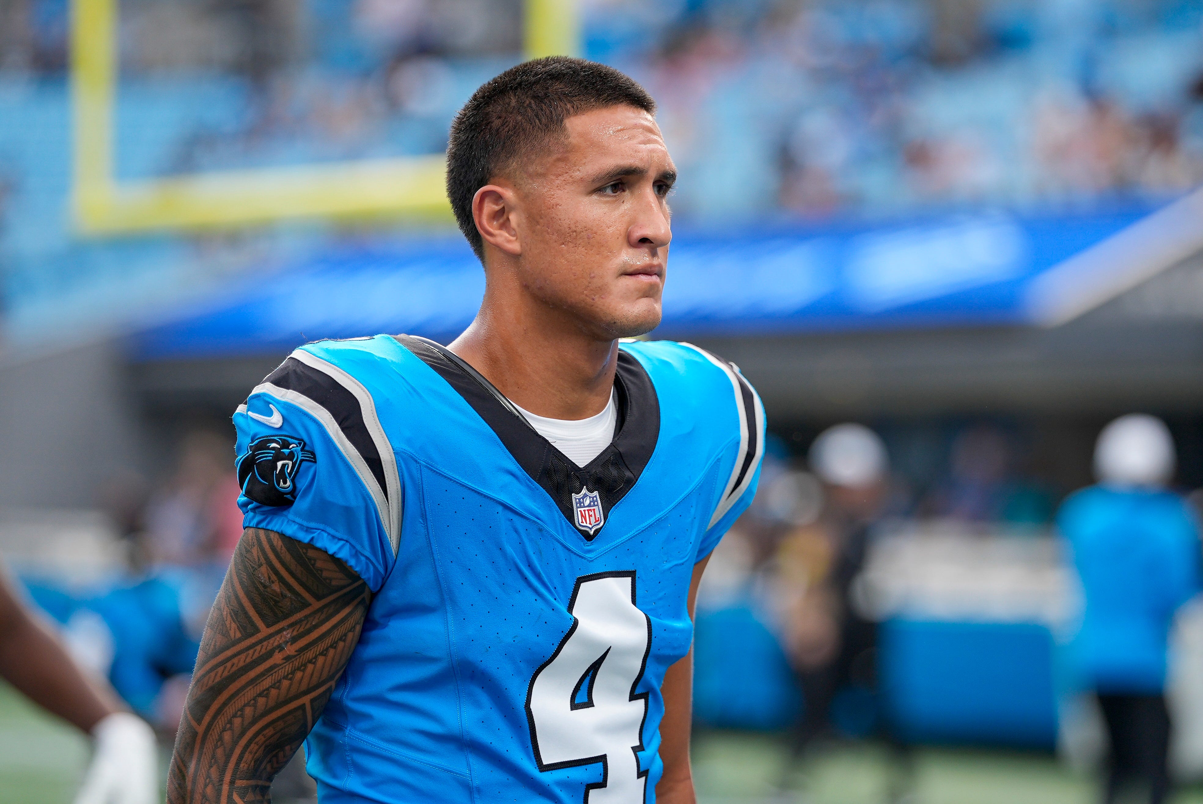 Panthers temporarily shut down WR Tetairoa McMillan due to hamstring injury