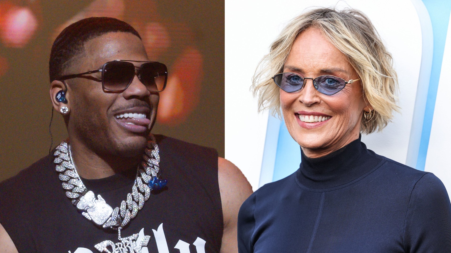Sharon Stone reveals she went on one date with Nelly