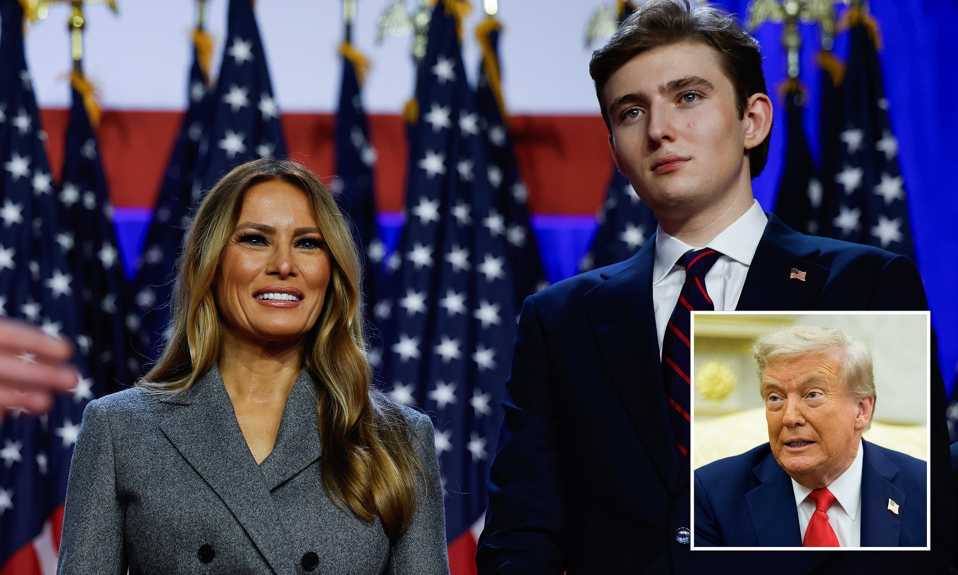 Trump admits Melania loves son Barron 'more than me' during sweet