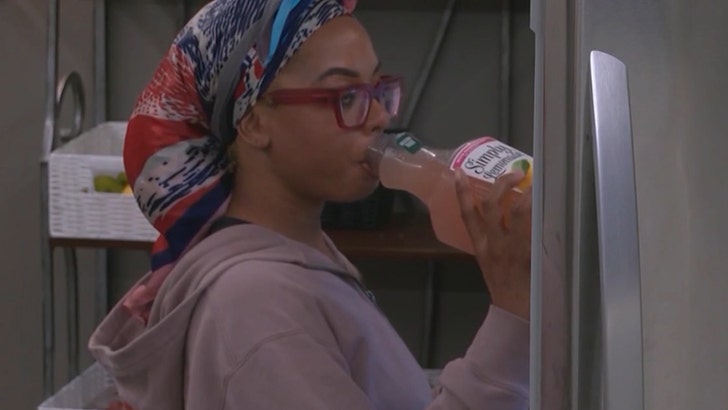 Big Brother Housemate Drinks Straight From Juice Bottle, Puts It Back in Fridge, on Camera
