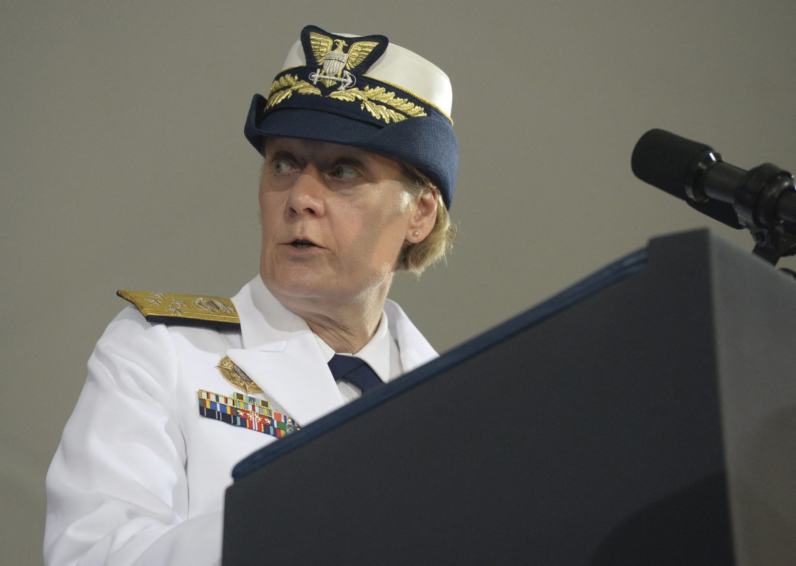 President Trump fired Linda Fagan, the first female Coast Guard commandant, on his second day in office. By: Bonnie Cash – Pool via CNP / MEGA