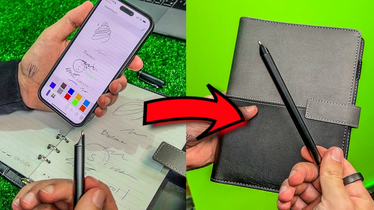 BRUXARIA! Esse caderno mágico reproduz as anotações no celular!