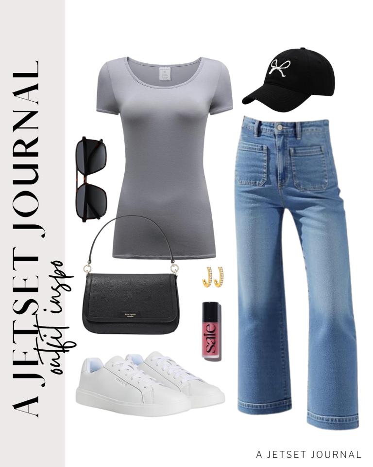 Trendy new jeans and tees you can style